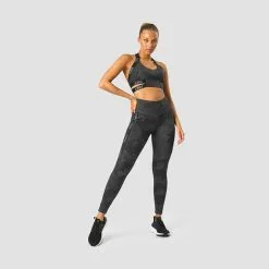 ICANIWILL Ultimate Training Sports Bra, Black Camo -Udstyr og tilbehør butik 11968 246R ICANIWILL Ultimate Training Sports Bra Black Camo 05 0922