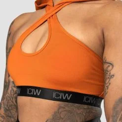 ICANIWILL Ultimate Training Hoodie Sports Bra, Amber -Udstyr og tilbehør butik 11973 252R ICANIWILL UltimateTraining Hoodie Sports Bra Amber 0322 1