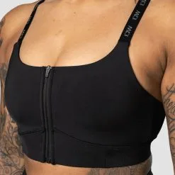 ICANIWILL Ultimate Training Zipper Sports Bra, Black -Udstyr og tilbehør butik 11975 001R ICANIWILL UltimateTraining Zipper Sports Bra Black 0322 4
