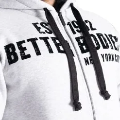 Better Bodies Graphic Hoodie, Light Grey Melange -Udstyr og tilbehør butik 120735903R Better Bodies Graphic Hoodie Light Grey Melange 04 jan21 1