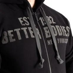 Better Bodies Graphic Hoodie, Black -Udstyr og tilbehør butik 120735999R Better Bodies Graphic Hoodie Black 04 jan21