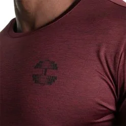 Better Bodies Essex Stripe Tee, Maroon Melange -Udstyr og tilbehør butik 120953395R Better Bodies Essex Stripe Tee MaroonMelange 0423 2