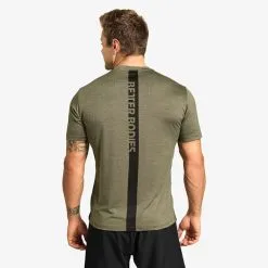 Better Bodies Essex Stripe Tee, Maroon Melange -Udstyr og tilbehør butik 120953666r essex stripe tee wash green melange 2