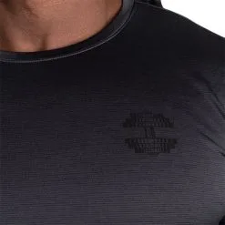 Better Bodies Essex Stripe Tee, Maroon Melange -Udstyr og tilbehør butik 120953978R BetterBodies Essex Stripe Tee GraphMelange 0423 3