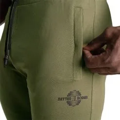 Better Bodies Tapered Joggers V2, Dark Grey Melange -Udstyr og tilbehør butik 121008664R BetterBodies Tapered Joggers V2 WashedGreen 0423 3 2