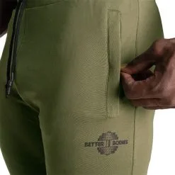 Better Bodies Tapered Joggers V2, Dark Camo -Udstyr og tilbehør butik 121008664R BetterBodies Tapered Joggers V2 WashedGreen 0423 3