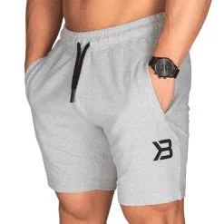 Better Bodies Tapered Sweatshorts, Light Grey Melange 27 Better Bodies Tapered Sweatshorts, Light Grey Melange -Udstyr og tilbehør butik 121014903R Better Bodies Men Tapered Sweatshorts Light Grey Melange 03 0420 2
