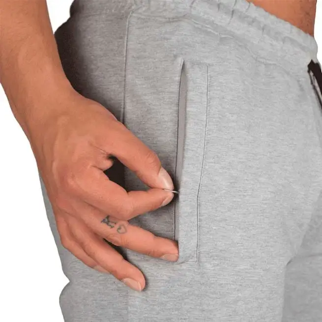 Better Bodies Tapered Sweatshorts, Light Grey Melange 6 Better Bodies Tapered Sweatshorts, Light Grey Melange - Billede 4