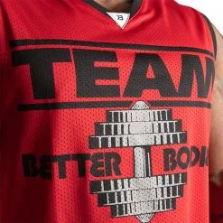 Better Bodies Iron Mesh Tank, Chili Red -Udstyr og tilbehør butik 121031370R Better Bodie Iron Mesh Tank Chili Red 04 april22