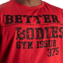 Better Bodies Union Original Tee, Chili Red -Udstyr og tilbehør butik 121034370107R Better Bodies Union Original Tee Chili Red 04 0122
