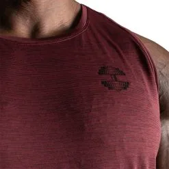 Better Bodies Essex Stripe Tank, Maroon Melange -Udstyr og tilbehør butik 121047395 Better Bodies Essex Stripe Tank Maroon Melange 4