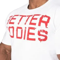 Better Bodies Basic Tapered Tee, White/Red 10 Better Bodies Basic Tapered Tee, White/Red -Udstyr og tilbehør butik 121050002R Better Bodies Basic Tapered Tee White Red 04 0922