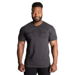 Better Bodies Recruit Tee, Dark Grey Melange