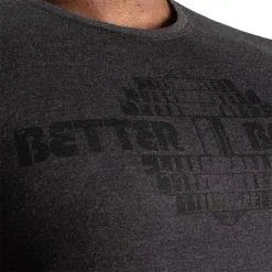 Better Bodies Recruit Tee, Dark Grey Melange -Udstyr og tilbehør butik 121053907R Better Bodies Recruit Tee Dark Grey Melange 04 0622