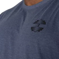 Better Bodies Union Iron Tee, Sky Blue Melange -Udstyr og tilbehør butik 121054541R Better Bodies Union Iron Tee Sky Blue Melange 04 1022