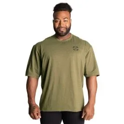 Better Bodies Union Iron Tee, Army Green Melange
