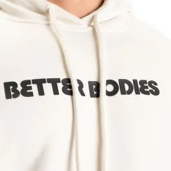 Better Bodies Logo Hoodie V2, Off White -Udstyr og tilbehør butik 121058010R Better Bodies Logo Hoodie V2 Off White 04 1022