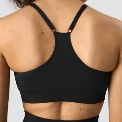 ICANIWILL Scrunch Seamless Sports Bra, Black -Udstyr og tilbehør butik 13011 001R ICIW Scrunch Seamless Sports Bra Black 04 0622