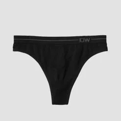 ICANIWILL Everyday Seamless Thong 2-pack, Black/White -Udstyr og tilbehør butik 13012 001R ICIW Everyday Seamless Thong 2 pack Black 03 juli22 1