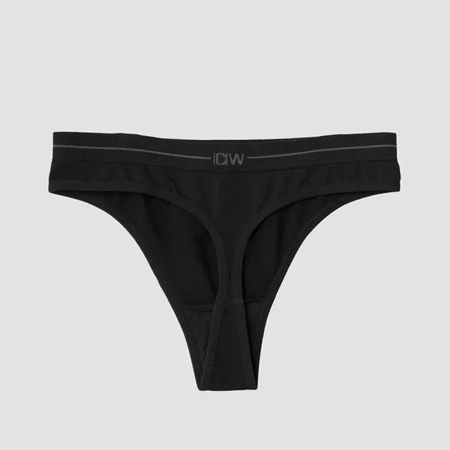 ICANIWILL Everyday Seamless Thong 2-pack, Black 6 ICANIWILL Everyday Seamless Thong 2-pack, Black - Billede 4