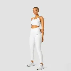 ICANIWILL Training Tights, White -Udstyr og tilbehør butik 13021 002R ICIW Smash Tights White 04 aug22