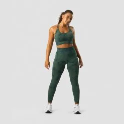 ICANIWILL Define Seamless Tie Dye Sports Bra, Dark Green Melange -Udstyr og tilbehør butik 13023 103R ICANIWILL Define Seamless Tie Dye Sports Bra Dark Green Melange 06 1122