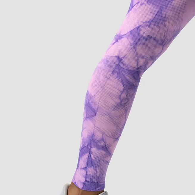 ICANIWILL Define Seamless Tie Dye Tights, Purple Breeze 6 ICANIWILL Define Seamless Tie Dye Tights, Purple Breeze - Billede 4