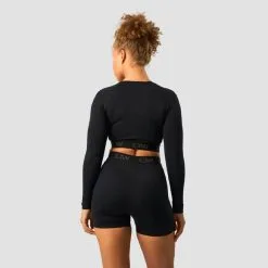 ICANIWILL Define Seamless Long Sleeve Crop Top, Black 7 ICANIWILL Define Seamless Long Sleeve Crop Top, Black -Udstyr og tilbehør butik 13027 001R ICANIWILL Define Seamless Long Sleeve Crop Top Black 02 sep22