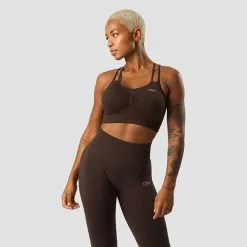 ICANIWILL Define Seamless Scrunch Sports Bra, Dark Brown -Udstyr og tilbehør butik 13036 284R ICANIWILL Define Seamless Scrunch Sports Bra Dark Brown 02 0123
