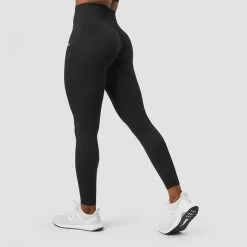 ICANIWILL Define Seamless Scrunch Tights, Black