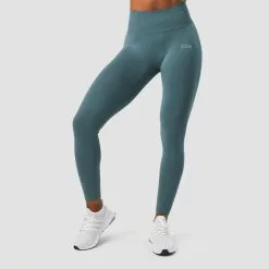 ICANIWILL Define Seamless Scrunch Tights, Jungle Green -Udstyr og tilbehør butik 13037 051R ICIW Define Seamless Scrunch Tights Jungle Green 02 juli22