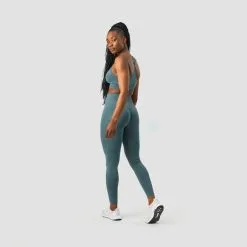 ICANIWILL Define Seamless Scrunch Tights, Jungle Green -Udstyr og tilbehør butik 13037 051R ICIW Define Seamless Scrunch Tights Jungle Green 05 juli22