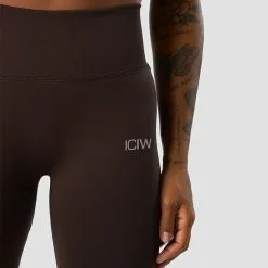 ICANIWILL Define Seamless Scrunch Tights, Dark Brown -Udstyr og tilbehør butik 13037 284R ICANIWILL Define Seamless Scrunch Tights Dark Brown 04 0123