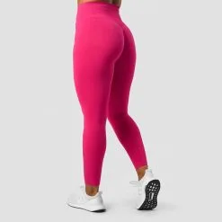ICANIWILL Define Seamless Scrunch Tights, Bright Pink -Udstyr og tilbehør butik 13037 287R ICANIWILL Define Seamless Scrunch Tights Bright Pink 02 1222