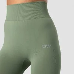 ICANIWILL Define Seamless Tights, Dusty Green -Udstyr og tilbehør butik 13049 266R ICIW Define Seamless Tights Dusty Green 03 0522