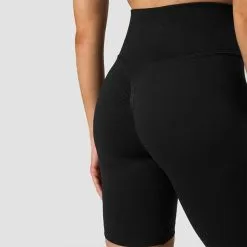 ICANIWILL Scrunch Seamless Biker Shorts, Black -Udstyr og tilbehør butik 13050 001R ICIW Scrunch Seamless Biker Shorts Black 03 0622