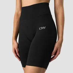 ICANIWILL Scrunch Seamless Biker Shorts, Black -Udstyr og tilbehør butik 13050 001R ICIW Scrunch Seamless Biker Shorts Black 04 0622