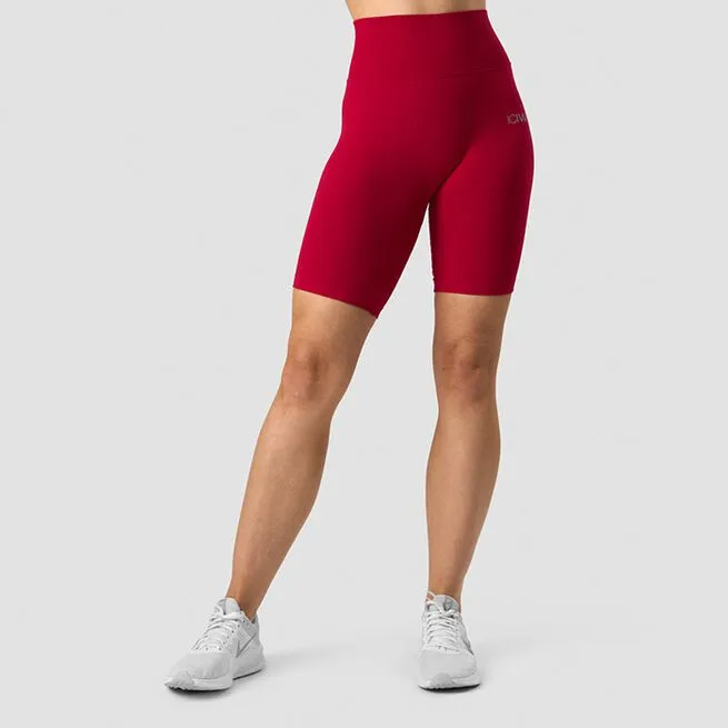 ICANIWILL Scrunch Seamless Biker Shorts, Deep Red 3 ICANIWILL Scrunch Seamless Biker Shorts, Deep Red
