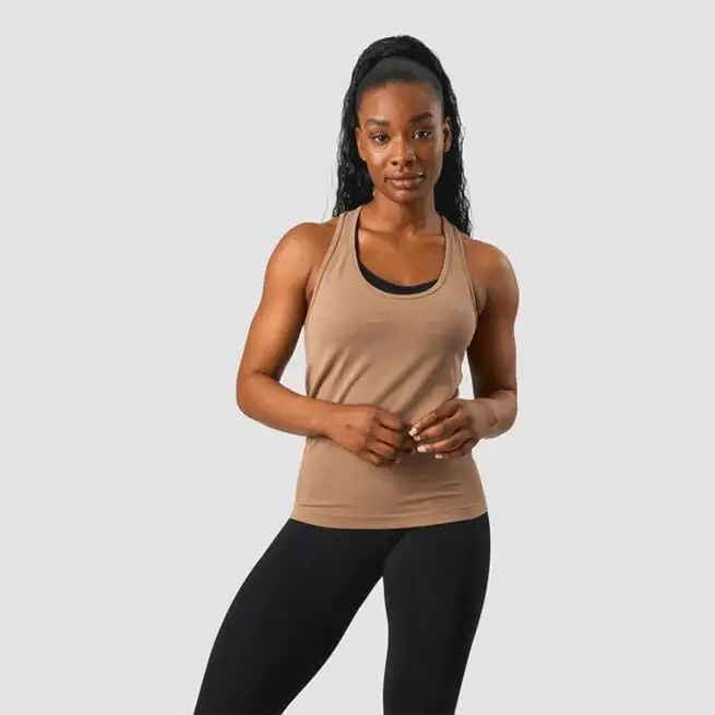ICANIWILL Everyday Seamless Tank Top, Desert Sand 3 ICANIWILL Everyday Seamless Tank Top, Desert Sand