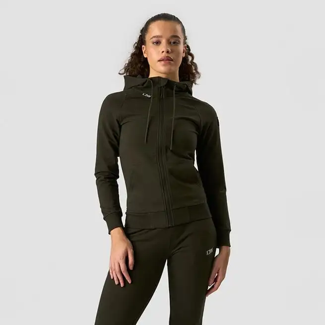 ICANIWILL Activity Zip Hoodie, Dark Army Green 3 ICANIWILL Activity Zip Hoodie, Dark Army Green