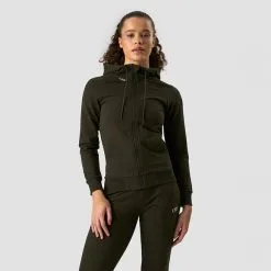 ICANIWILL Activity Zip Hoodie, Cinnamon -Udstyr og tilbehør butik 13063 270R ICANIWILL Activity Zip Hoodie Dark Army Green 01 0922 3