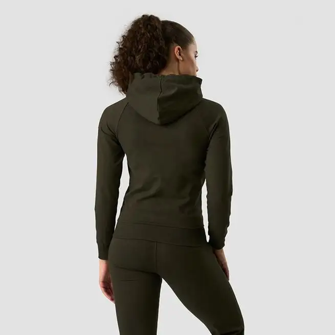 ICANIWILL Activity Zip Hoodie, Dark Army Green 4 ICANIWILL Activity Zip Hoodie, Dark Army Green - Billede 2