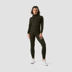 ICANIWILL Activity Zip Hoodie, Cinnamon -Udstyr og tilbehør butik 13063 270R ICANIWILL Activity Zip Hoodie Dark Army Green 05 0922 3