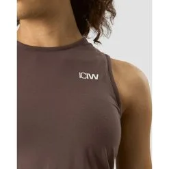 ICANIWILL Empowering Open Back Tank, Chestnut Brown 10 ICANIWILL Empowering Open Back Tank, Chestnut Brown -Udstyr og tilbehør butik 13065 272R ICANIWILL Empowering Open Back Tank Chestnut Brown 04 sep22