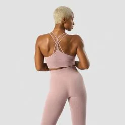 ICANIWILL Ribbed Define Seamless Sports Bra, Light Mauve -Udstyr og tilbehør butik 13075 194R ICANIWILL Ribbed Define Seamless Sports Bra Light Mauve 02 1222