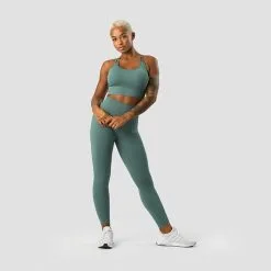 ICANIWILL Ribbed Define Seamless Sports Bra, Sea Green -Udstyr og tilbehør butik 13075 286R ICANIWILL Ribbed Define Seamless Sports Bra Sea Green 05 1222