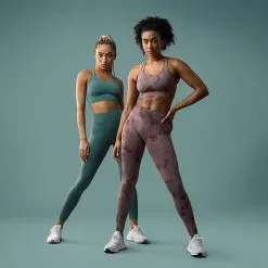 ICANIWILL Ribbed Define Seamless Tights, Sea Green -Udstyr og tilbehør butik 13076 286R ICANIWILL Ribbed Define Seamless Tights Sea Green 07 1222