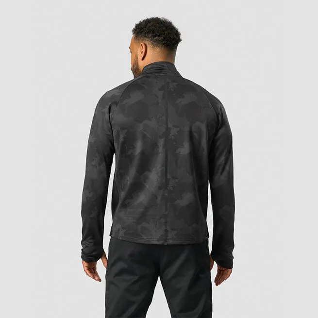 ICANIWILL Training Club 1/4 Zip Long Sleeve, Black Camo 4 ICANIWILL Training Club 1/4 Zip Long Sleeve, Black Camo - Billede 2