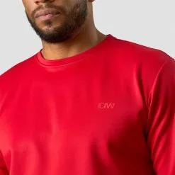 ICANIWILL Training Club Long Sleeve, Red -Udstyr og tilbehør butik 13095 019R ICANIWILL Training Club Long Sleeve Red 03 1122