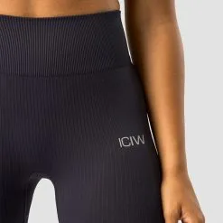 ICANIWILL Ribbed Define Seamless Tights, Dark Graphite -Udstyr og tilbehør butik 13104 261R ICANIWILL Ribbed Define Seamless Tights Dark Graphite 03 0922